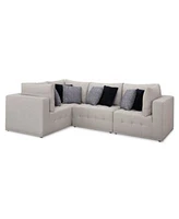 Closeout Modern Fabric Modular Sectional Collection