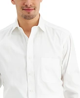 Club Room Men's Regular Fit Pinpoint Dress Shirt, Created for Macy's