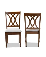 Augustine Modern and Contemporary Fabric Upholstered Piece Dining Chair Set Set