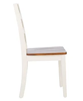 Silio Ladder Back Dining Chair, Set of 2