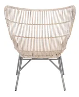 Lenu Rattan Accent Chair with Cushion