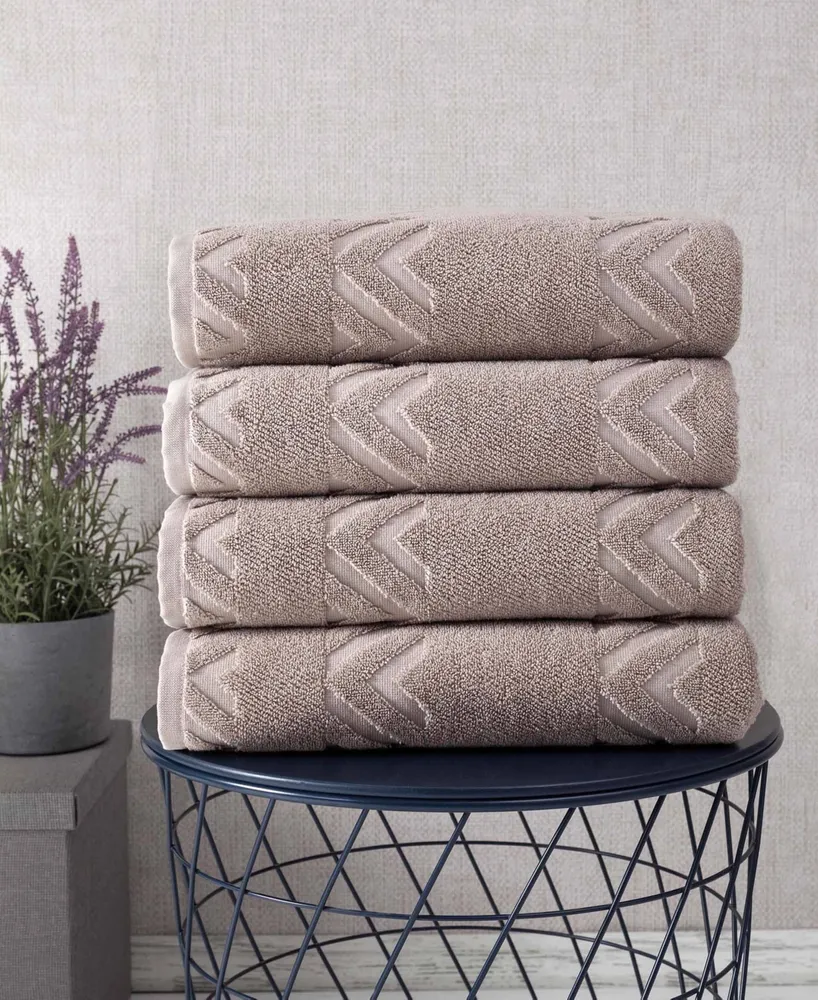 Ozan Premium Home Turkish Cotton Sovrano Collection Luxury 4-Pc. Bath Towel Sets