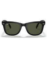 Ray-Ban Sunglasses, RB4105 Folding Wayfarer