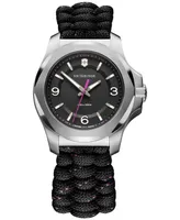 Victorinox Women's I.n.o.x. V Black Paracord Strap Watch 37mm