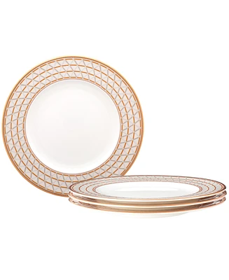 Noritake Crochet Set of 4 Accent Plates, 9 3/4"