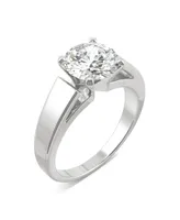 Moissanite Solitaire Ring 1-9/10 ct. t.w. Diamond Equivalent 14k White Gold