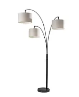 Adesso Bowery 3-Arm Arc Lamp