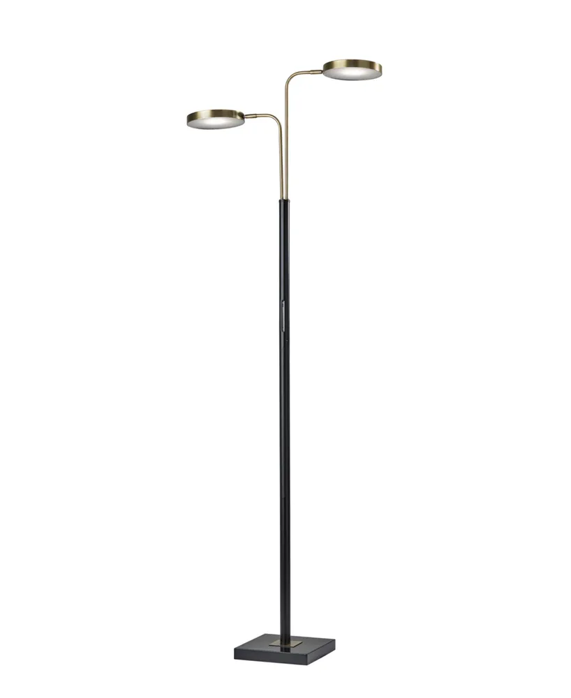 Adesso Rowan Led Floor Lamp with Smart Switch
