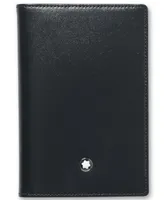 Montblanc Black Leather Meisterstuck Business Card Holder