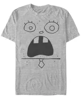 Fifth Sun Men's Doodlebob Face Tee Short Sleeve Crew T-shirt