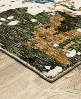 Jhb Design Strata STR06 2'6" x 12' Runner Area Rug