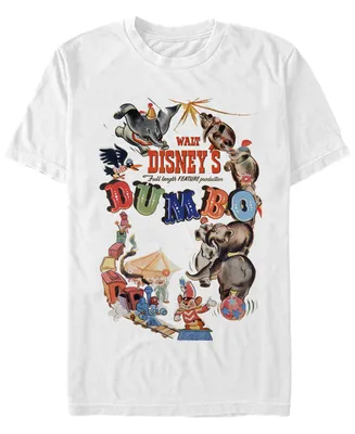 Men's Dumbo Theatrical Poster Short Sleeve T-shirt