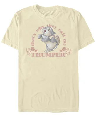 Men's Bambi Call Me Thumper Short Sleeve T-shirt