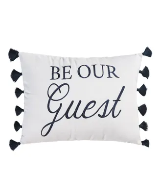 Levtex Valentina Be Our Guest Decorative Pillow, 14" x 18"
