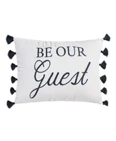 Levtex Valentina Be Our Guest Decorative Pillow, 14" x 18"