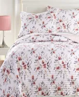 Levtex Adeline Floral Bouquet Reversible Quilt Sets