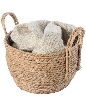 Decorative Round Wicker Woven Rope Small Storage Basket