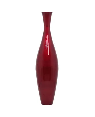Tall Modern Narrow Trumpet Floor Vase