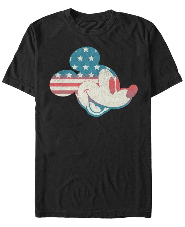 Fifth Sun Men's Mickey Americana Short Sleeve Crew T-shirt