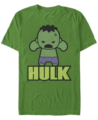 Fifth Sun Men's Kawaii Hulk Short Sleeve Crew T-shirt