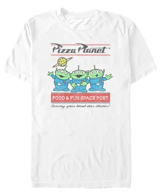 Fifth Sun Men's Pizza Planet Surf Short Sleeve Crew T-shirt