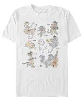 Fifth Sun Men's Aristocats Group Short Sleeve Crew T-shirt