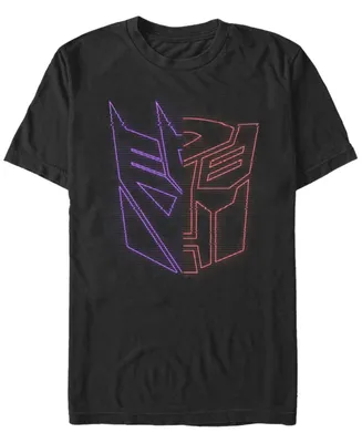 Fifth Sun Men's Autobot Holographic Short Sleeve Crew T-shirt