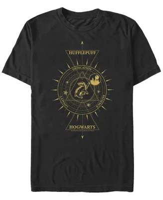 Fifth Sun Men's Celestial Hufflepuff Short Sleeve Crew T-shirt