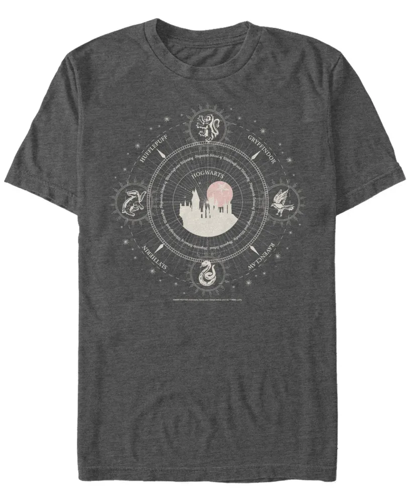 Fifth Sun Men's Celestial Houses Short Sleeve Crew T-shirt