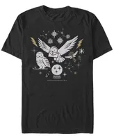 Fifth Sun Men's Wintery Owls Short Sleeve Crew T-shirt