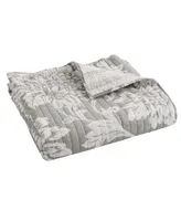 Levtex Sanira Jacobian Large Floral Quilted Throw, 50" x 60"