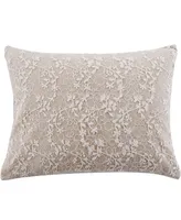 Levtex Sanira Lace Overlay Decorative Pillow, 14" x 18"