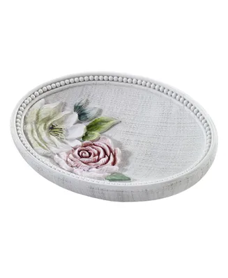 Avanti Spring Garden Peony Resin Soap Dish