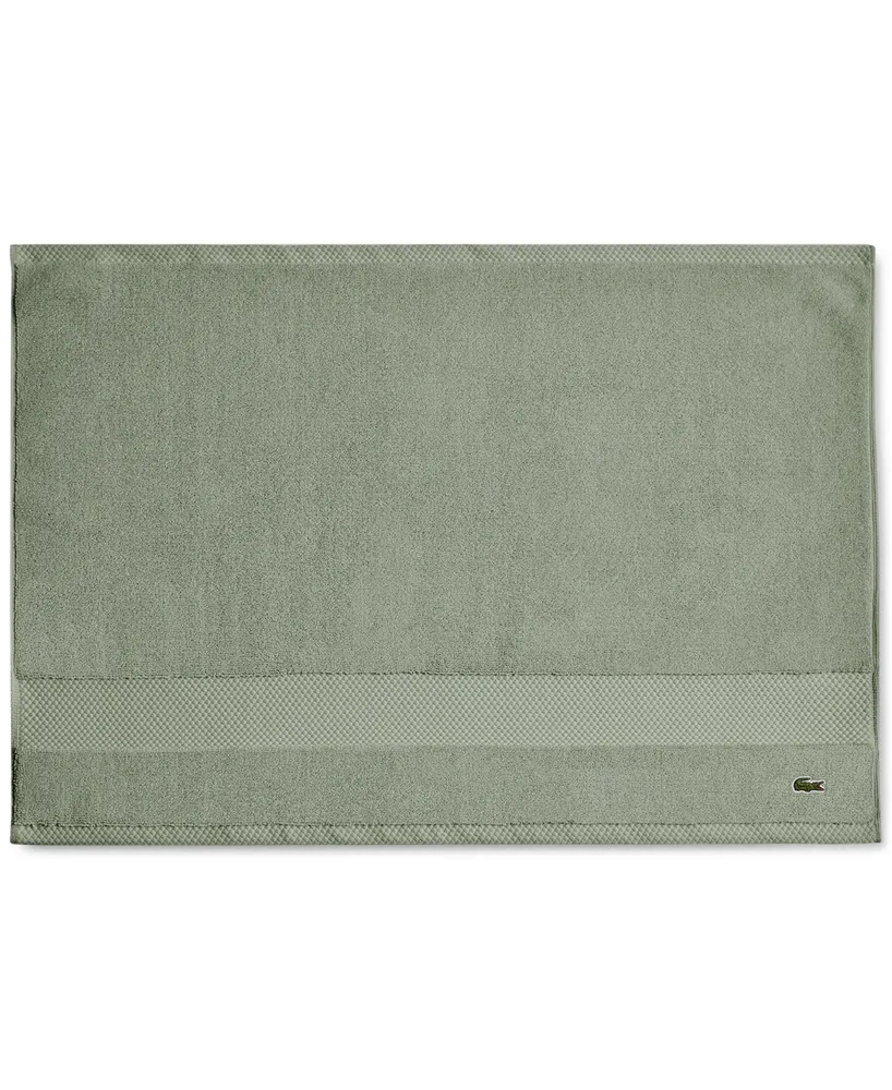 Lacoste Home Heritage Anti-Microbial Supima Cotton Tub Mat, 21" x 31"