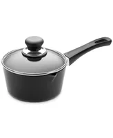 Scanpan Classic 1.25 qt, 1.0 L, 6.25", 16cm Nonstick Saucepan with Lid, Black