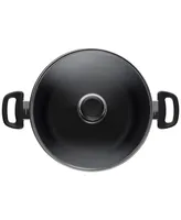 Scanpan Classic 7 qt, 6.5 L, 10.25", 26cm Nonstick Dutch Oven with Lid, Black