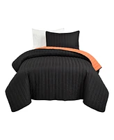 Lush Decor Soft Stripe All Season Piece Quilt Set