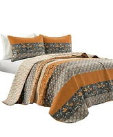 Lush Decor Royal Empire 3 Reversible Piece Quilt Set