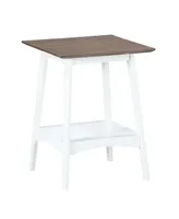 Alpine End Table with Shelf