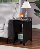 Edison End Table with Charging Station and Shelf