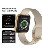 iTouch Air 3 Unisex Heart Rate Black Mesh Strap Smart Watch 44mm
