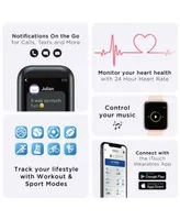 iTouch Air 3 Unisex Heart Rate Black Strap Smart Watch 40mm