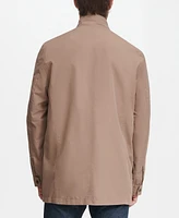 Men's Stand Collar Rain Jacket