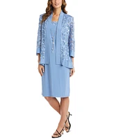 R & M Richards Dress and Soutache Jacket