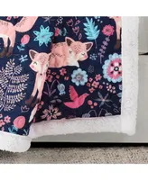 Lush Decor Pixie Fox Sherpa Throw for Kids, 60" x 50"