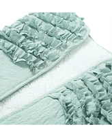 Lush Decor Kids Mermaid Ruffle Mermaid Tail Sherpa Throw