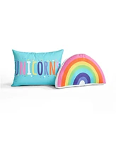 Lush Decor Kids Unicorn Rainbow 5-Pc. Quilt Set, Full/Queen