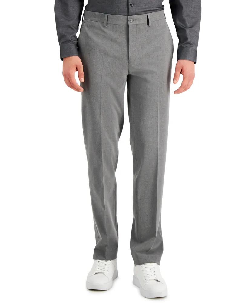 I.n.c. International Concepts Men's Slim-Fit Gray Solid Suit Pants, Created for Macy's