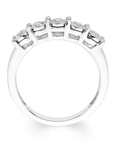 Diamond 5 Stone Band (1/ ct. t.w.) in 14k White Gold