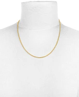 Sparkle Rope 20" Chain Necklace (2mm) in 14k Gold